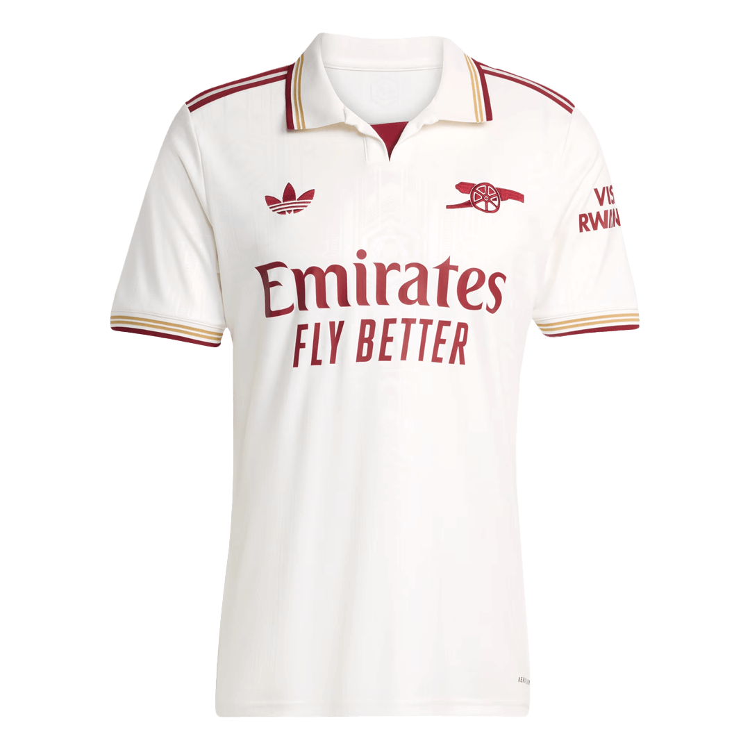 Arsenal Tröja 2025/26 Tredje Vit