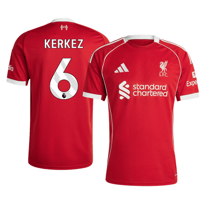 KERKEZ #6 Liverpool Tröja 2025/26 Hemma