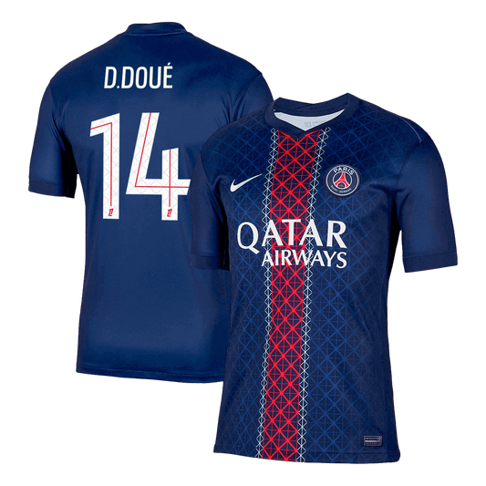 D.DOUÉ #14 PSG Tröja 2025/26 Hemma-1