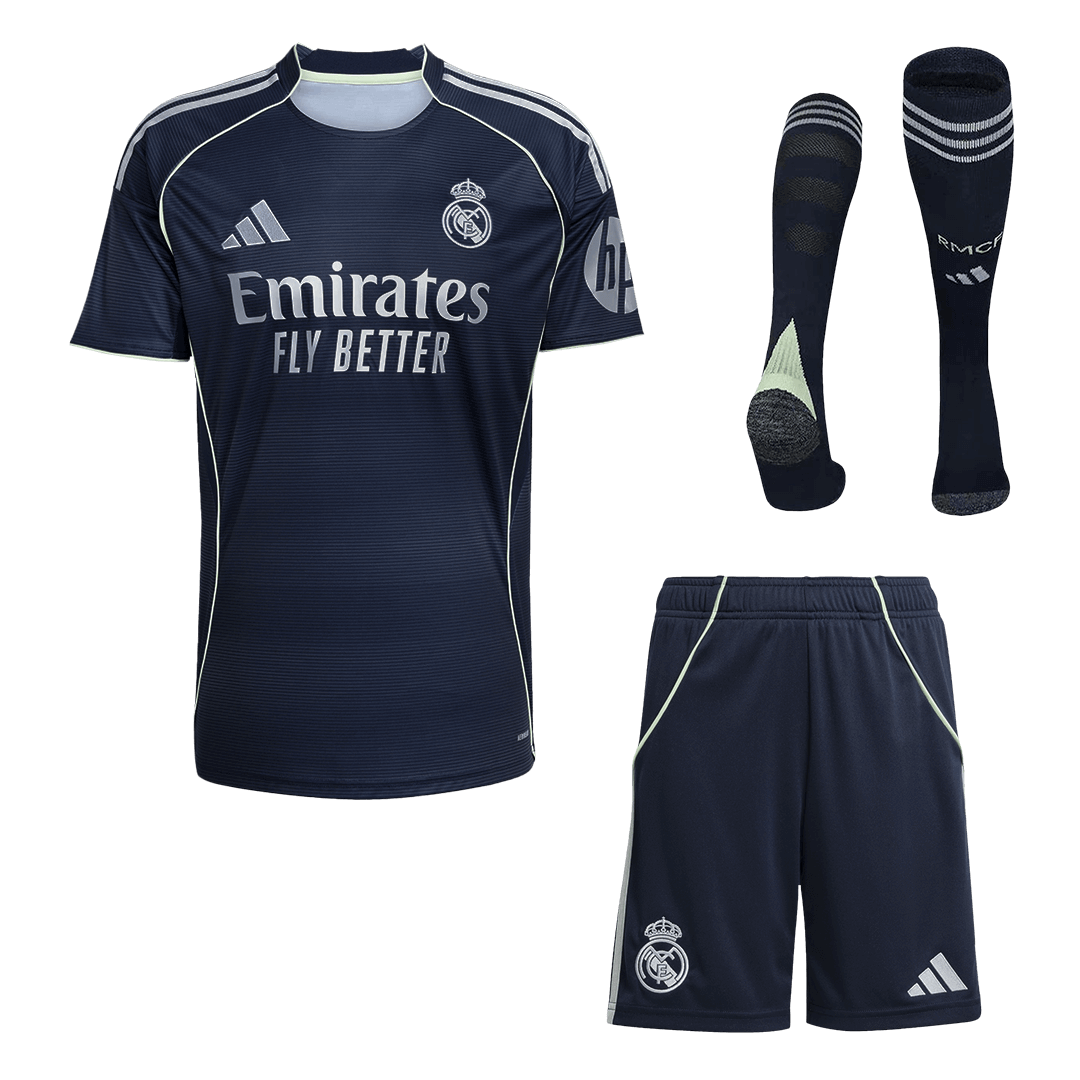 Real Madrid Tröja Bortaställ 2025/26 Mörkblå