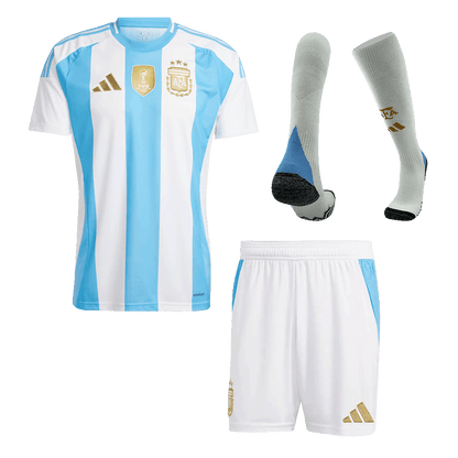 Argentina Hemma Fotbollströja 2024 Fotbollssats