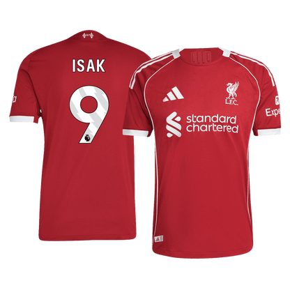 Liverpool Tröja ISAK #9 2025/26 Hemma Autentisk Röd