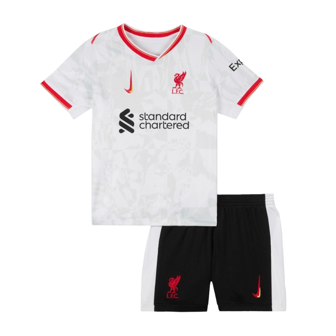 Liverpool Tredjeställ Fotbollströja 2024/25 Fotbollssats Barn