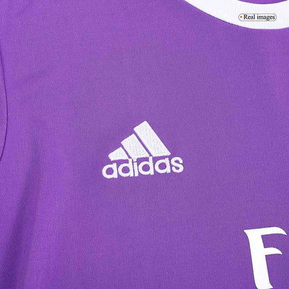 Retro Real Madrid Borta Fotbollströja BENZEMA #9 2016/17 långärmad