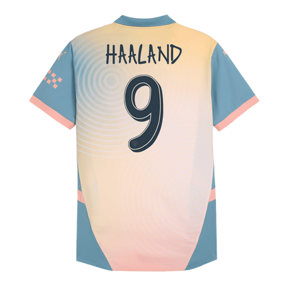 Manchester City Fjärde borta Fotbollströja HAALAND #9 2024/25 Autentisk - Definitely City