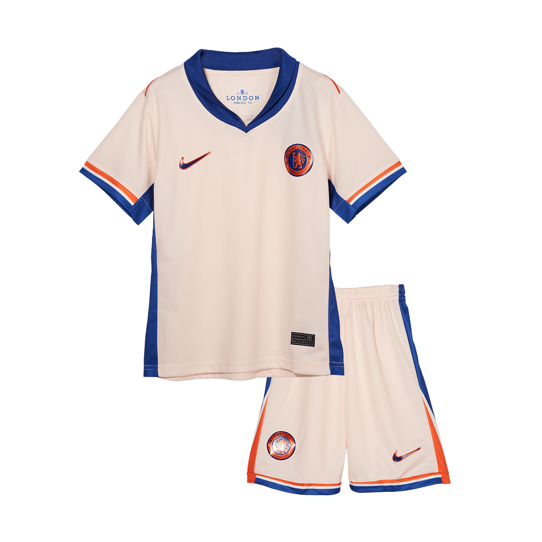 Chelsea Borta Fotbollströja 2024/25 Fotbollssats Barn