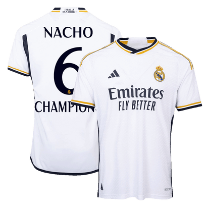 Real Madrid Hemma Fotbollströja NACHO #6 2023/24 Autentisk