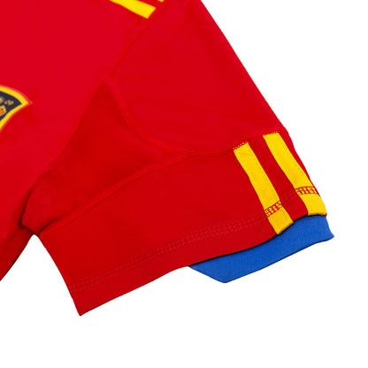 XAVI #8 Spanien Hemma Fotbollströjor 2010 Retro