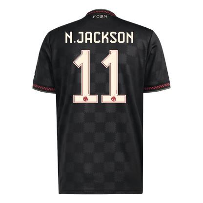 Bayern Munich Tröja N.JACKSON #11 2025/26 Tredje Svart