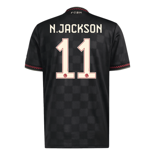 Bayern Munich Tröja N.JACKSON #11 2025/26 Tredje Svart