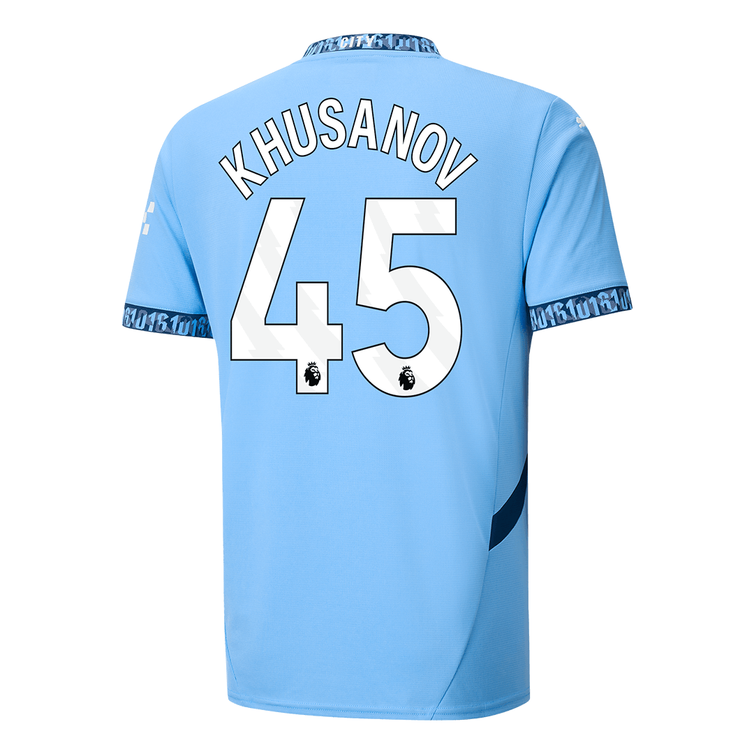 Manchester City Hemma Fotbollströja KHUSANOV #45 2024/25 Premium