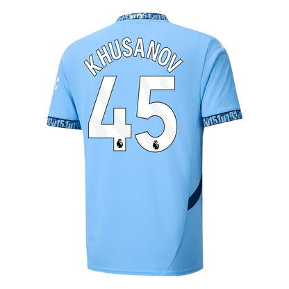 Manchester City Hemma Fotbollströja KHUSANOV #45 2024/25 Premium