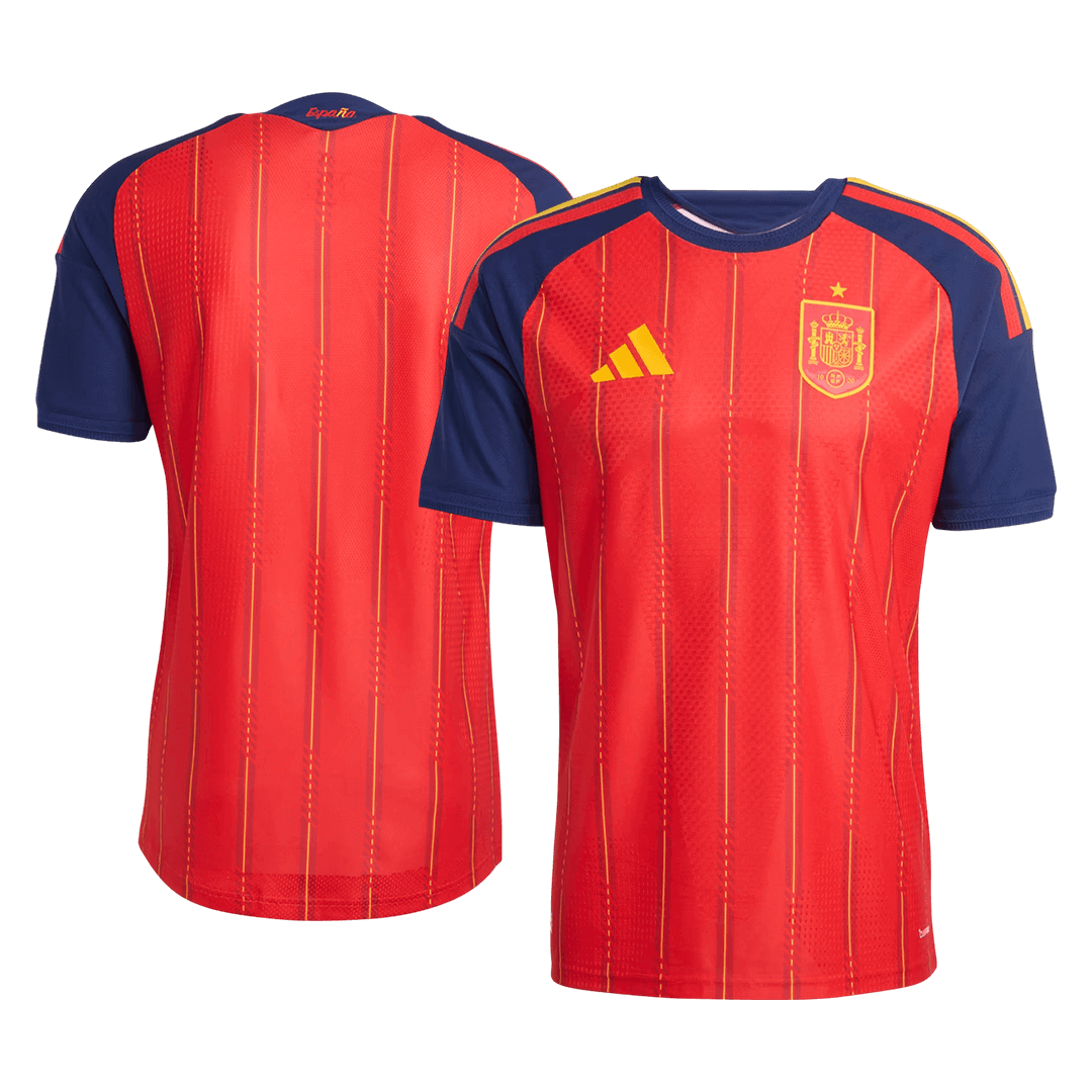 Spanien Tröja 2026 Hemma Autentisk Röd -  World Cup 2026-2