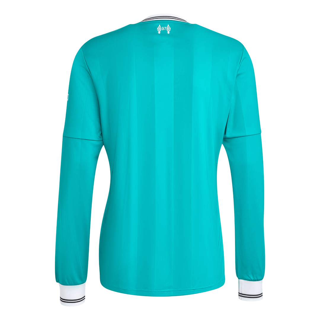 Liverpool Tröja 2025/26 Tredje Långärmad Grön-3