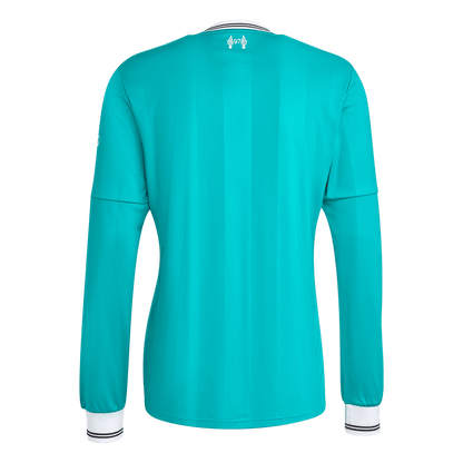 Liverpool Tröja 2025/26 Tredje Långärmad Grön-3