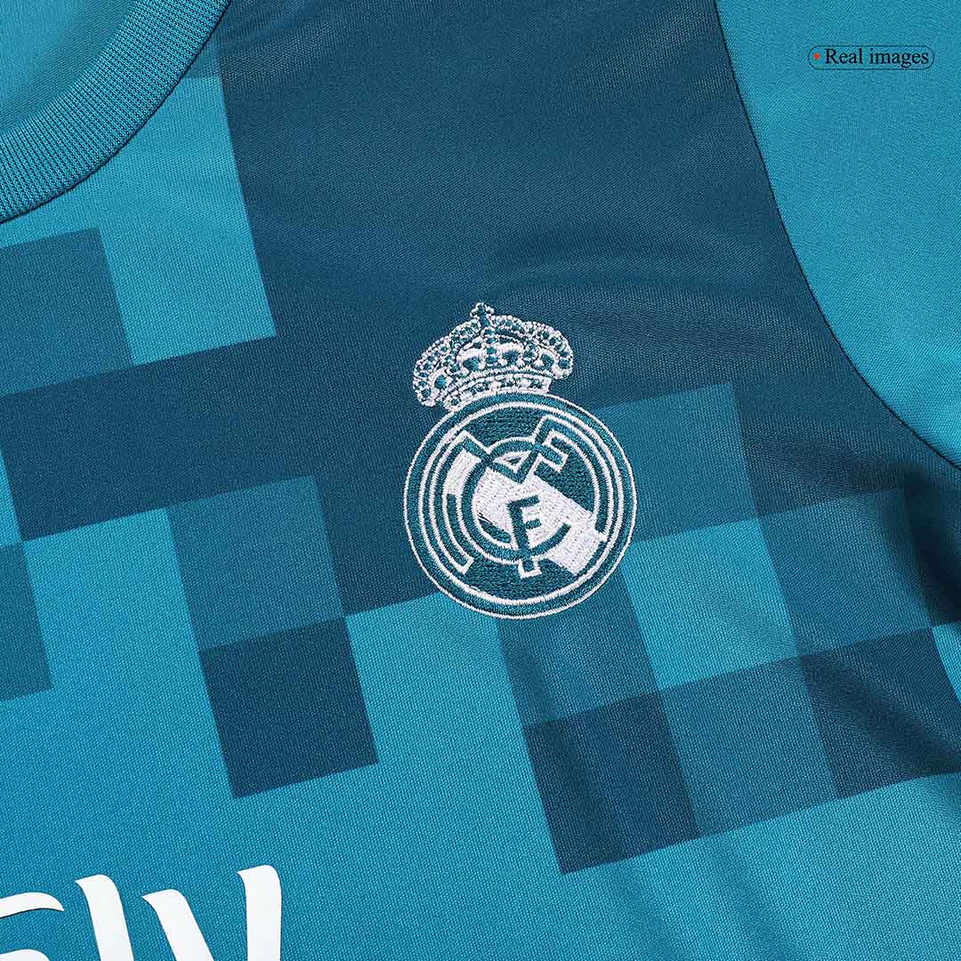 Real Madrid Tredjeställ Fotbollströja 2017/18 Fotbollssats Barn