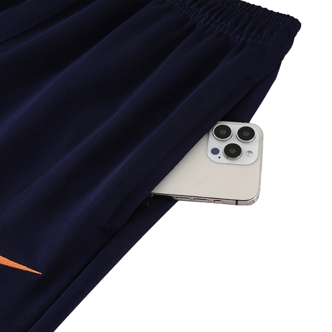 Barcelona Träningsset (Jacka+Byxor) 2025/26 Navy&Orange