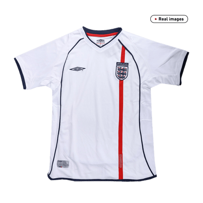 England Hemma Fotbollströjor 2002 Retro