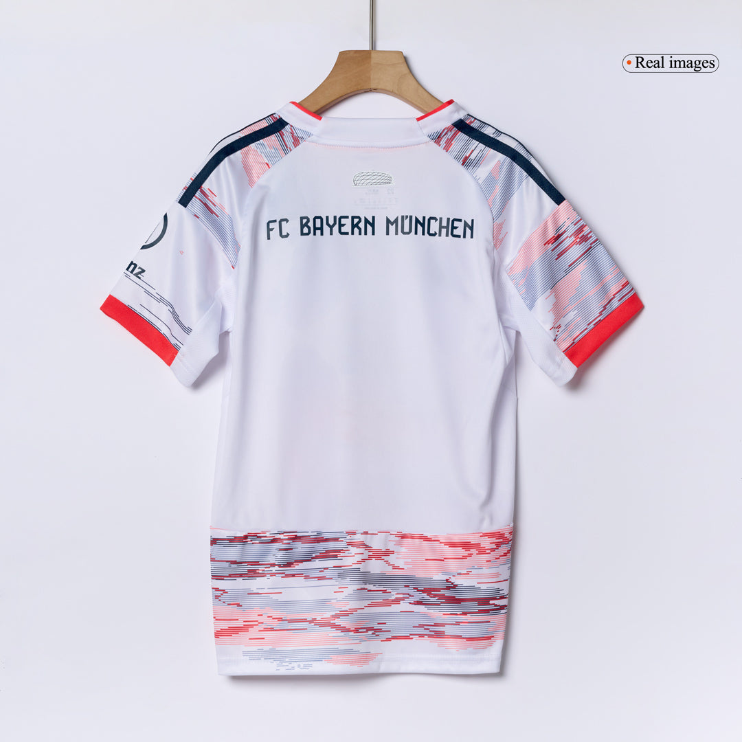 Bayern Munich Tröja 2025/26 Bortaställ Vit Barn