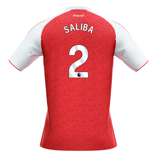 SALIBA #2 Arsenal Tröja 2025/26 Hemma Premium Röd