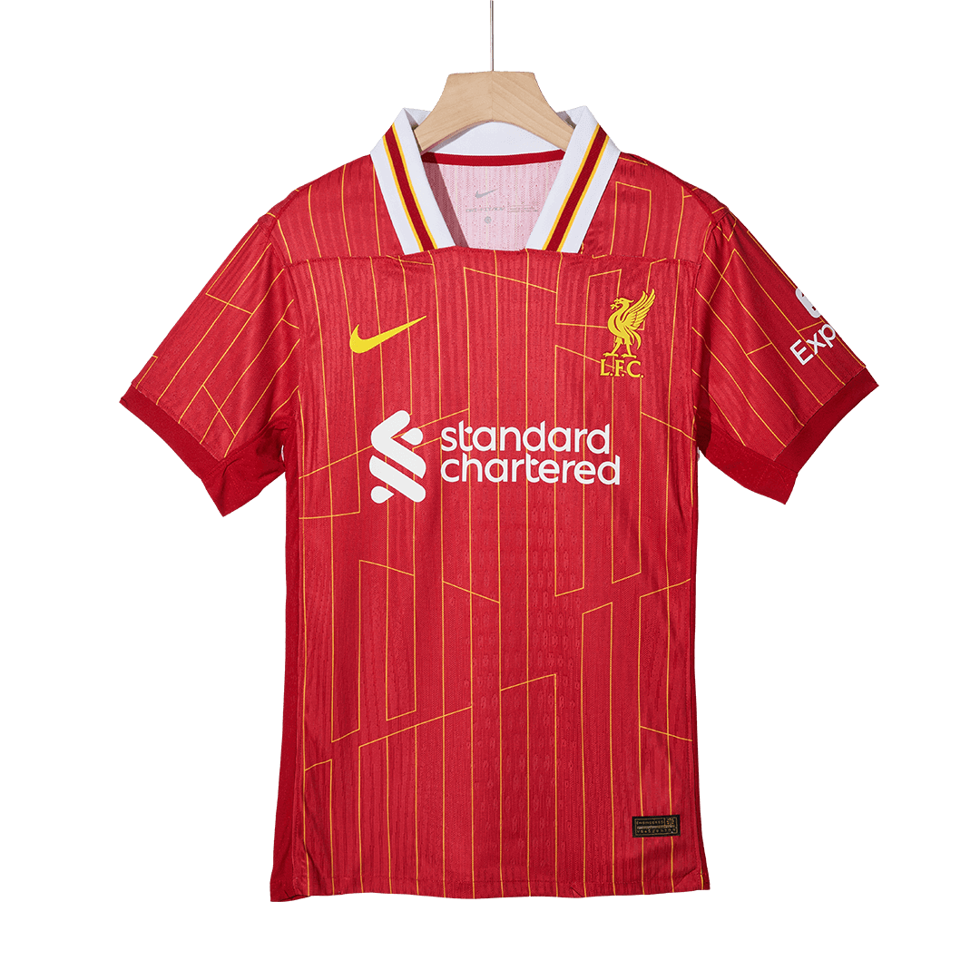 CHAMPIONS #20 Liverpool Hemma Fotbollströjor 2024/25 röd Autentisk