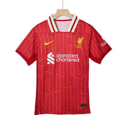 CHAMPIONS #20 Liverpool Hemma Fotbollströjor 2024/25 röd Autentisk