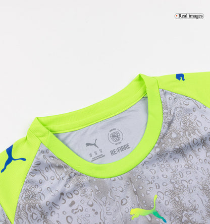 Manchester City Tröja 2025/26 Tredjeställ Grå Barn-11