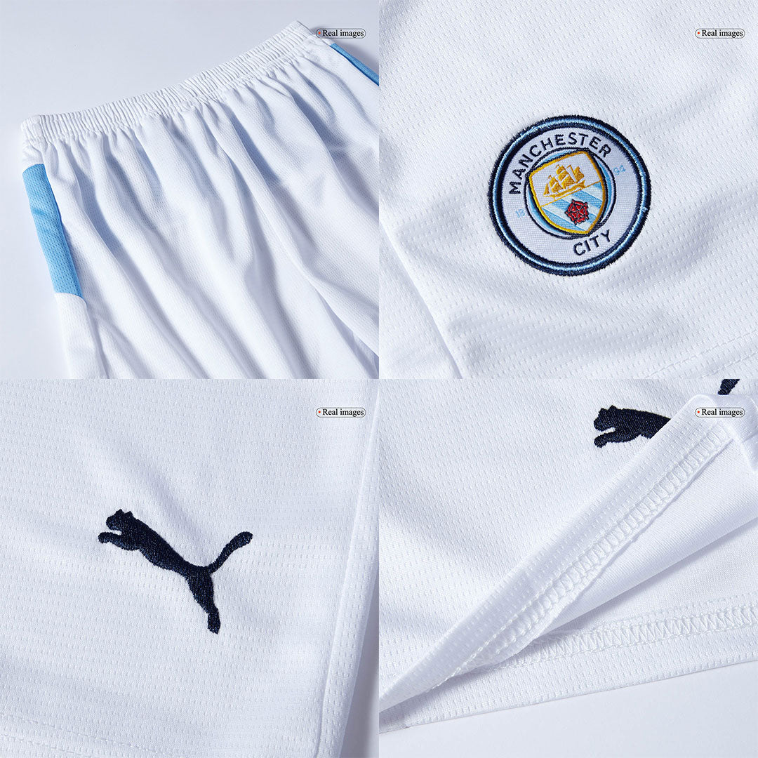 Manchester City Hemma Tröja 2025/26 
Fotbollssats Barn stora storlekar