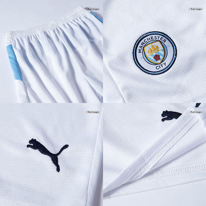 Manchester City Hemma Tröja 2025/26 
Fotbollssats Barn stora storlekar