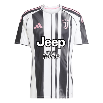 Juventus Tröja KALULU #15 2025/26 Hemma Svart & Vitt-3