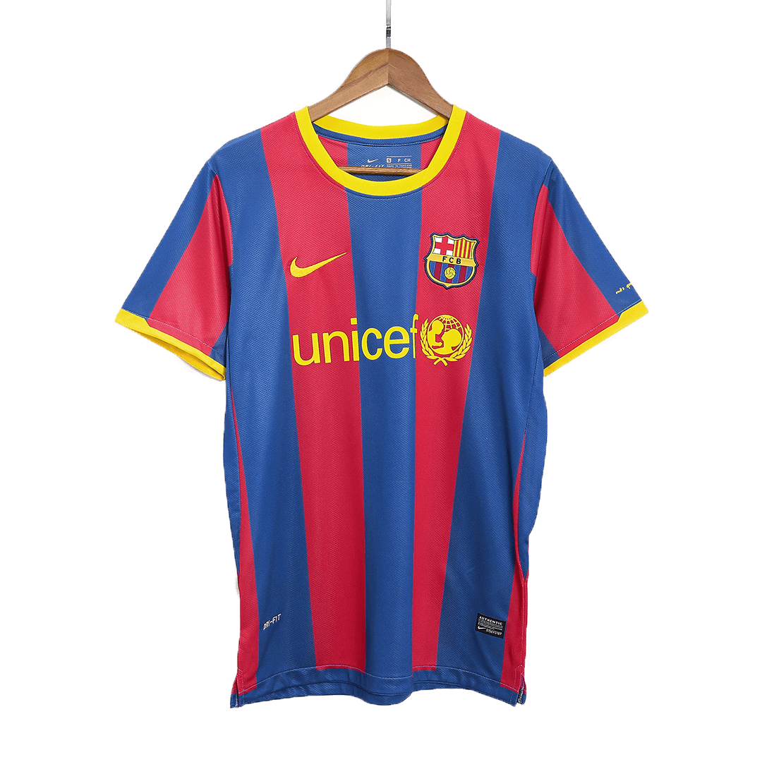 Retro Barcelona Hemma Fotbollströja MESSI #10 2010/11