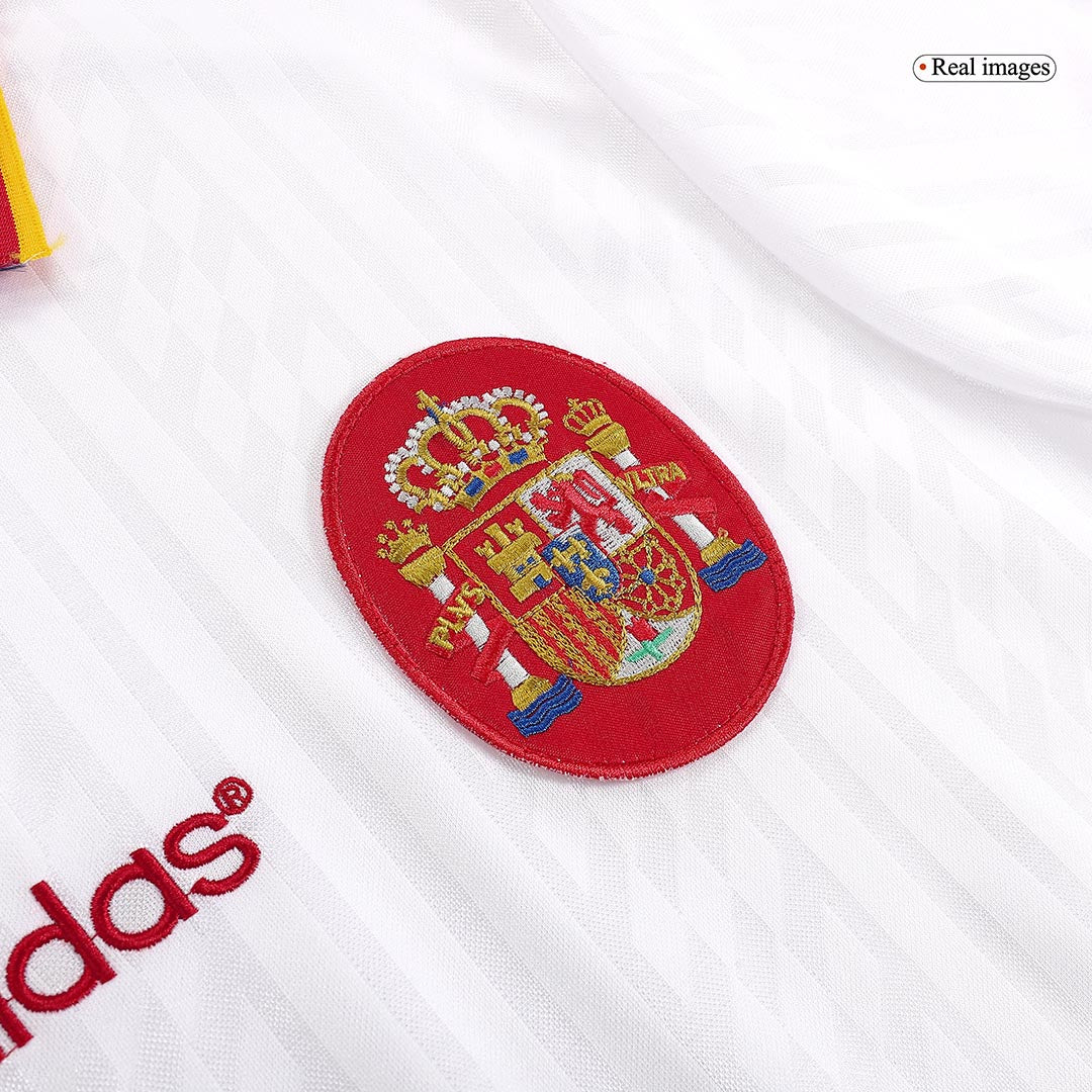 Spanien Borta Fotbollströjor 1994 Retro