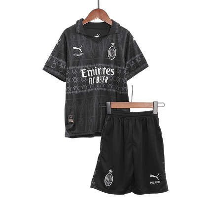 AC Milan Fjärde borta Fotbollströja 2023/24 Fotbollssats Barn