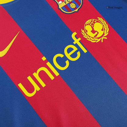 Retro Barcelona Hemma Fotbollströja PUYOL #5 2010/11
