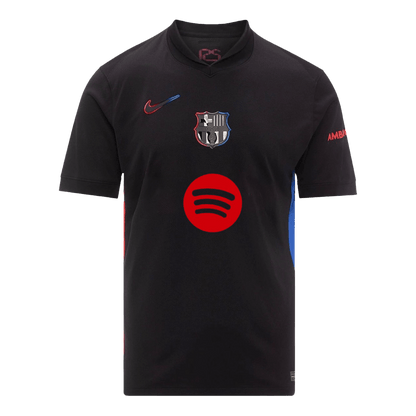 Barcelona Borta Fotbollströja 2024/25 - Spotify-logotyp utan text