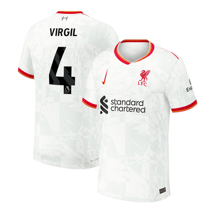 Liverpool Tredjeställ Fotbollströja VIRGIL #4 2024/25 Autentisk