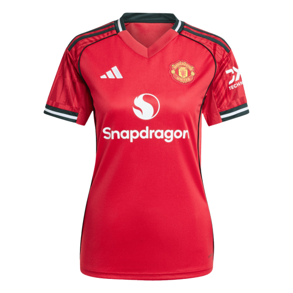 Manchester United Tröja 2025/26 Hemma Röd Dam
