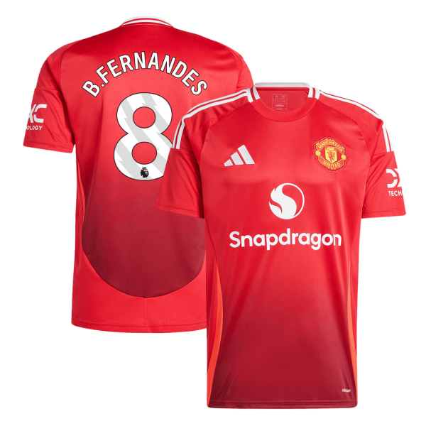 Manchester United Hemma Fotbollströja B.FERNANDES #8 Premium