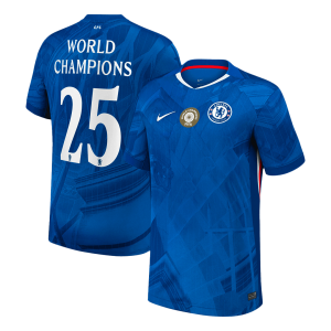 WORLD CHAMPIONS #25 Chelsea Tröja 2025/26 Hemma - with chest badge