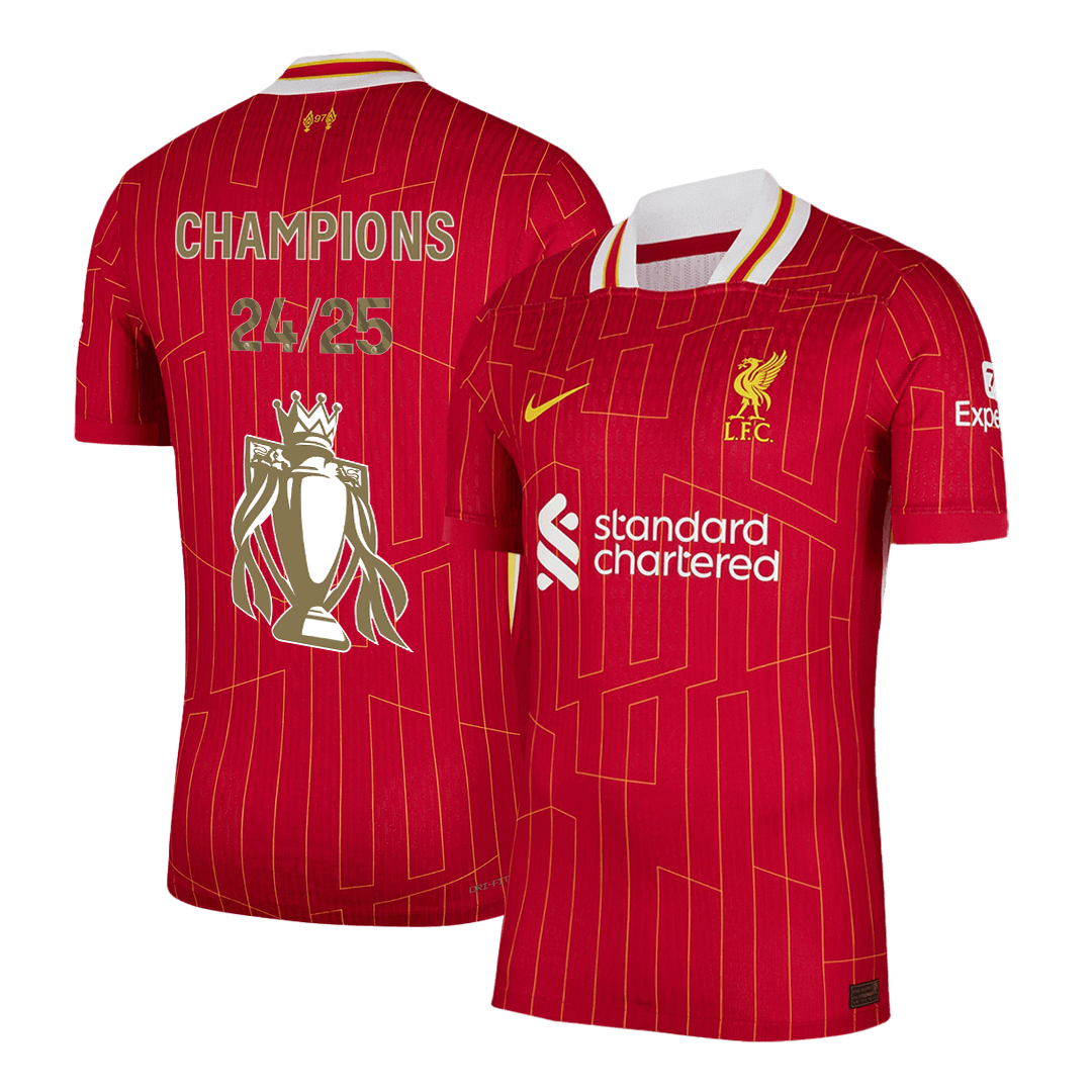 Liverpool Hemma Fotbollströjor röd Autentisk - CHAMPIONS 24/25