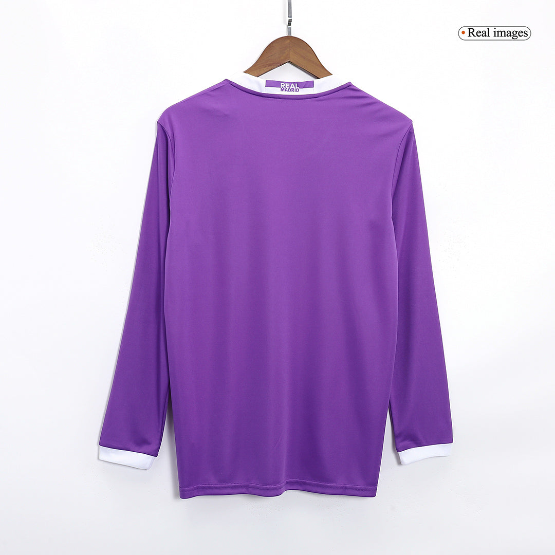 Retro Real Madrid Borta Fotbollströja 2016/17 långärmad - Bild 2