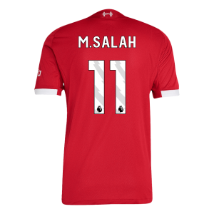 M.SALAH #11 Liverpool Tröja 2025/26 Hemma Autentisk