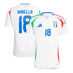 BARELLA #18 Italien Borta Fotbollströjor Euro