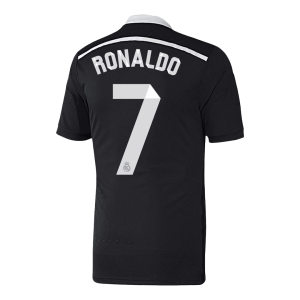 Retro Real Madrid Tredjeställ Fotbollströja RONALDO #7 2014/15
