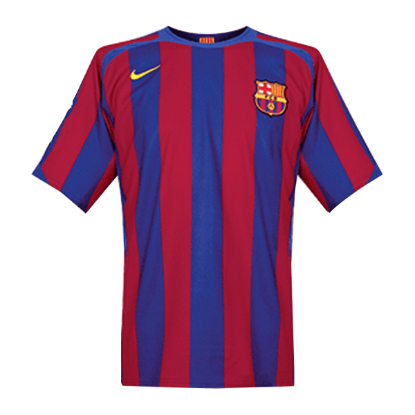 Retro Barcelona Hemma Fotbollströja 2005/06 - UCL