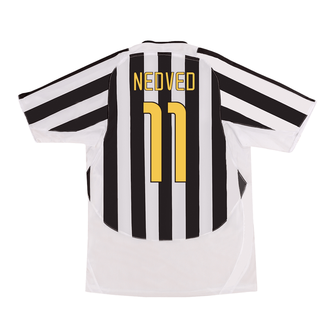 Retro Juventus Hemma Fotbollströja NEDVED #11 2003/04