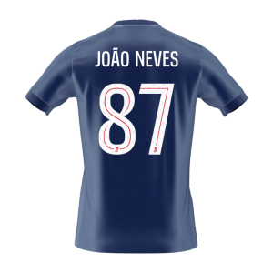 JOÃO NEVES #87 PSG Tröja 2025/26 Hemma Premium Mörkblå