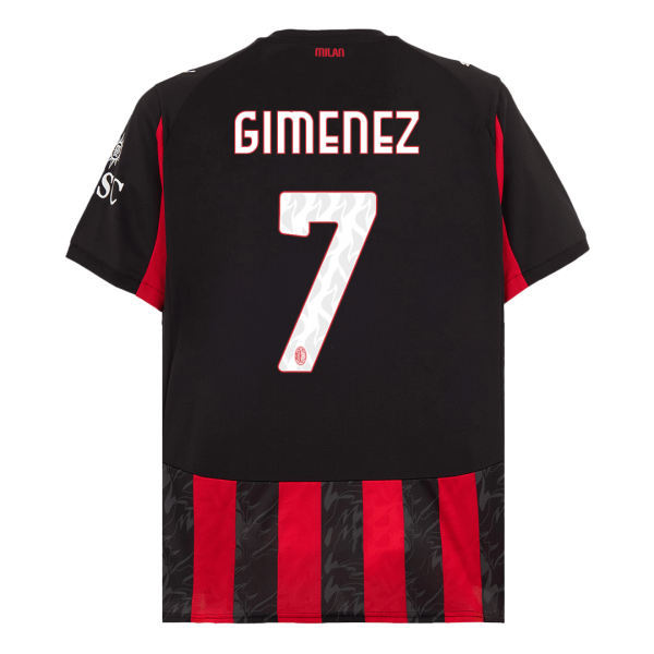 GIMENEZ #7 AC Milan Hemma Tröja 2025/26