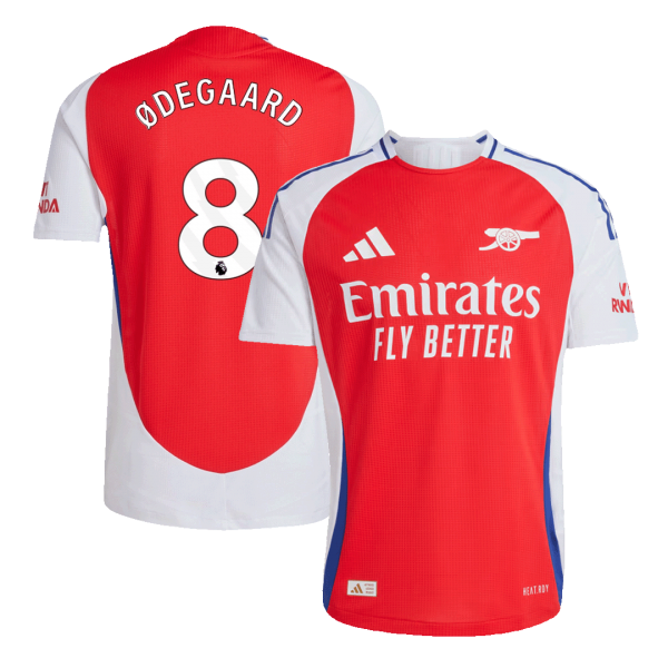 Arsenal Hemma Fotbollströja ØDEGAARD #8  Autentisk