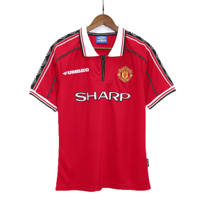 Retro Manchester United Hemma Fotbollströja 98/00
